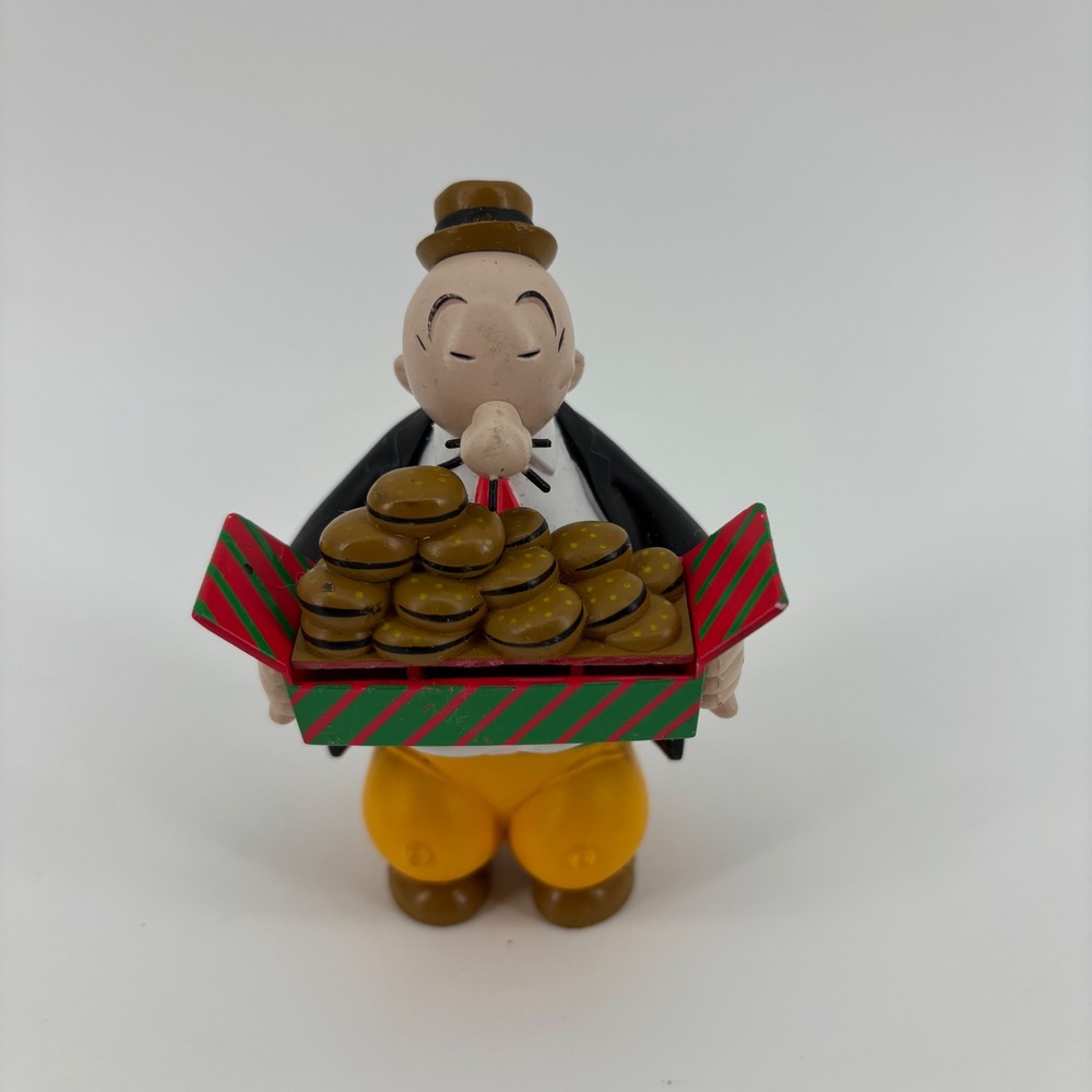 Vintage Popeye King Features Wimpy PVC Figure Small Multicolor Burger‎ Box 1994